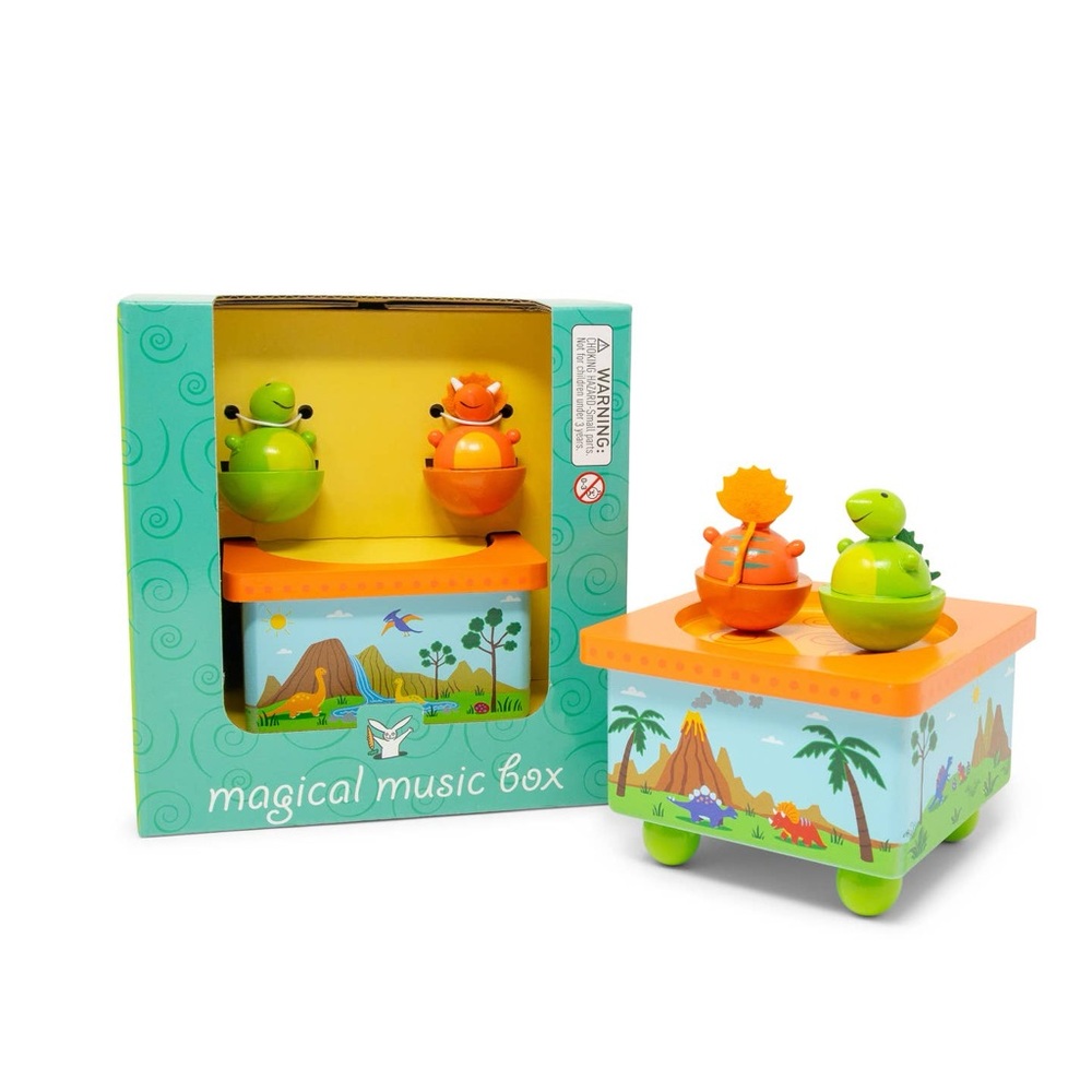 Dancing Dinos Music Box